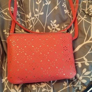 Coral pink new purse